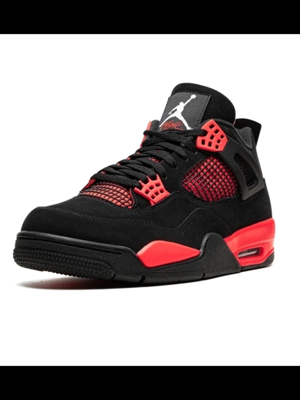 Air Jordan 4 Retro Black/Red Sneakers
